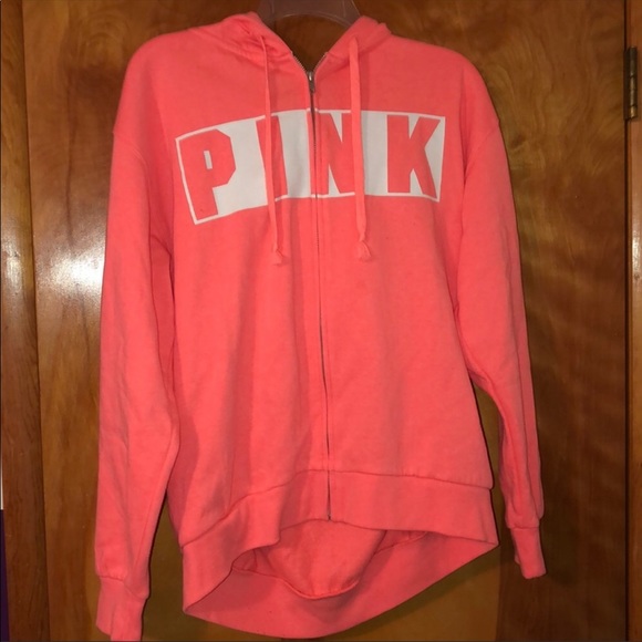 VS PINK zip up sweatshirt - Picture 1 of 2